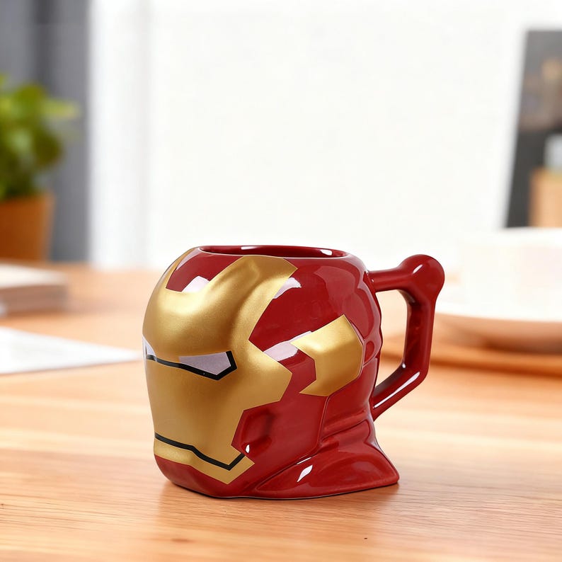 Marvel Deadpool Ceramic Mug, Superhero Gift Iron Man