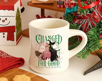 Taza de café con el musical Wicked Broadway, regalo para fanáticos del teatro