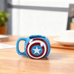 Marvel Deadpool Ceramic Mug, Superhero Gift Shield