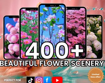 Flower Scenery Reels Bundle | 400+ Nature Videos (Digital Download)