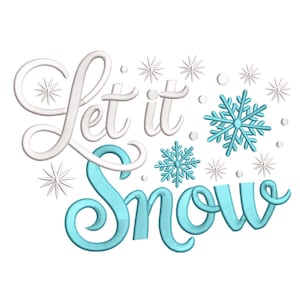 Låt det snöa – Broderidesign med vintersnöflingor