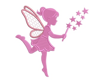 Magic Pixie Girl –  Fairy Embroidery Design