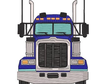Heavy Duty Truck Embroidery Design-Truck Embroidery File