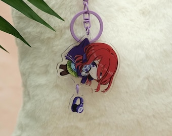 Quintessential Quintuplets Chibi Keychains Ichika Nino Miku Yotsuba Itsuki Cute Acrylic Charms
