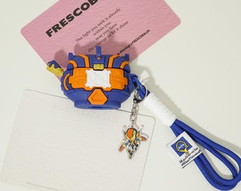 Kamen Rider Blam VRASTUMGEAR Inspired Silicone AirPods Case with Charm
