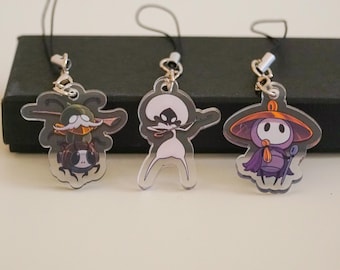 Hollow Knight: Silksong NPCs Acrylic Keychain Set Hornet Lace Sherma Charms
