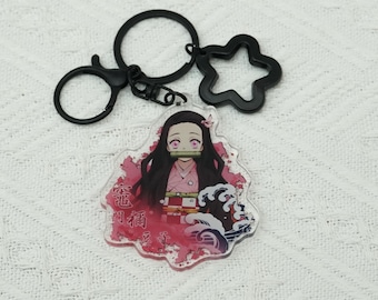 Demon Slayer Anime Keychain Fanmade Kimetsu no Yaiba Chibi Charms