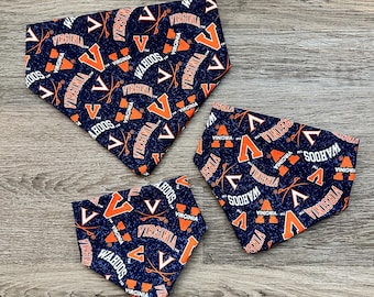 University of Virginia (UVA) Elastic Dog Bandana