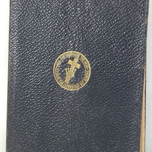 1906 Science and Health Book: Antique Christian Science, Leather Bound
