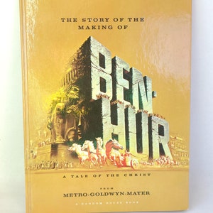 1959 Ben Hur Making-Of Book: Vintage Hollywood History