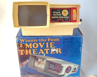 Vintage 1980 Winnie The Pooh Movie Theater - Vintage Toy / Eighties Toy / Retro Toy