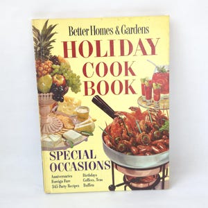 1967 Better Homes and Gardens vakantiekookboek - vintage kookboek uit de jaren 60 / retro recepten