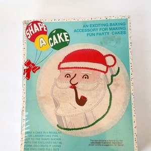 Vintage Santa Claus Cake Pan - Shape A Cake Form in Original Box