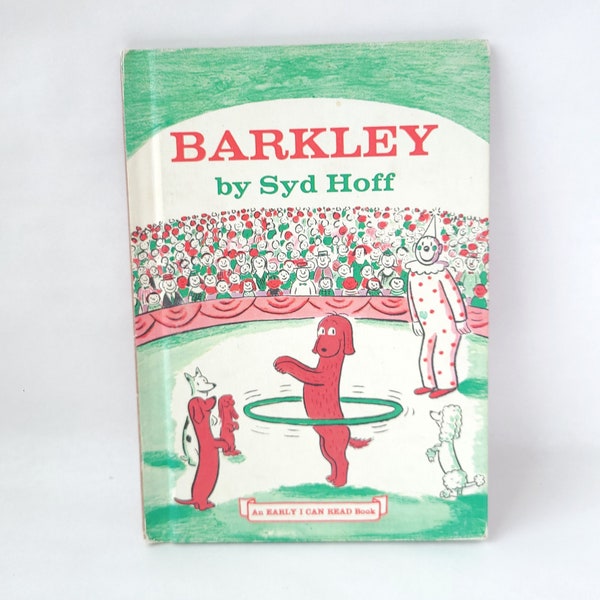 Vintage 1975 Barkely by Syd Hoff - Vintage Children's Book / Vintage Kids Book / Retro Kids Book / Seventies Kids Book / Syd Hoff Book