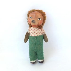 1940&#39;s Mecki Hedgehog Doll - Made in Germany - Vintage Forties Toy