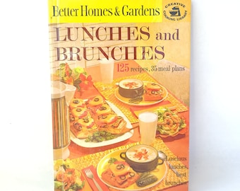 Vintage 1963 Better Homes and Gardens Lunches and Brunches Kochbuch - Vintage Kochbuch / Retro Kochbuch / Sixties Kochbuch