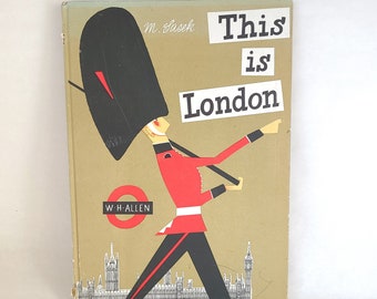 Vintage 1965 This Is London by M. Sasek - Vintage Kids Book / Retro Kids Book / W.H. Allen / Vintage Children's Book