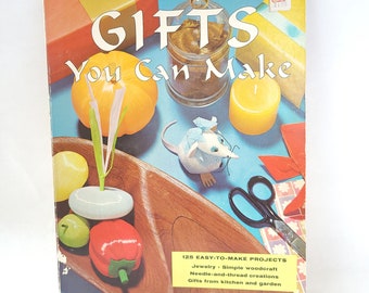 Vintage 1972 Gifts You Can Make - A Sunset Book - Vintage Craft Book / Handmade Gift Book / Vintage Sunset Book / Gift Making / Gift Crafts