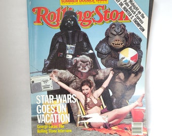 Vintage 1983 Rolling Stone Double Summer Issue - Star Wars Goes on Vacation - Vintage Rolling Stone Magazine