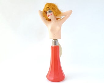 Vintage Wonder Girl Perfume Atomizer Bottle - Vintage Perfume Bottle / Vintage Atomizer / Collectible Bottle