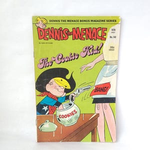 1976 Dennis The Menace The Cookie Kid #149 - Bonus Magazine Series - Vintage Seventies Comic Book