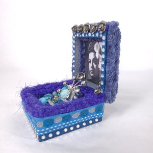 Billie Holiday Altar Shrine Box One of A Kind / Mixed Media Assemblage / Altar Box / Lady Sings The Blues image 6