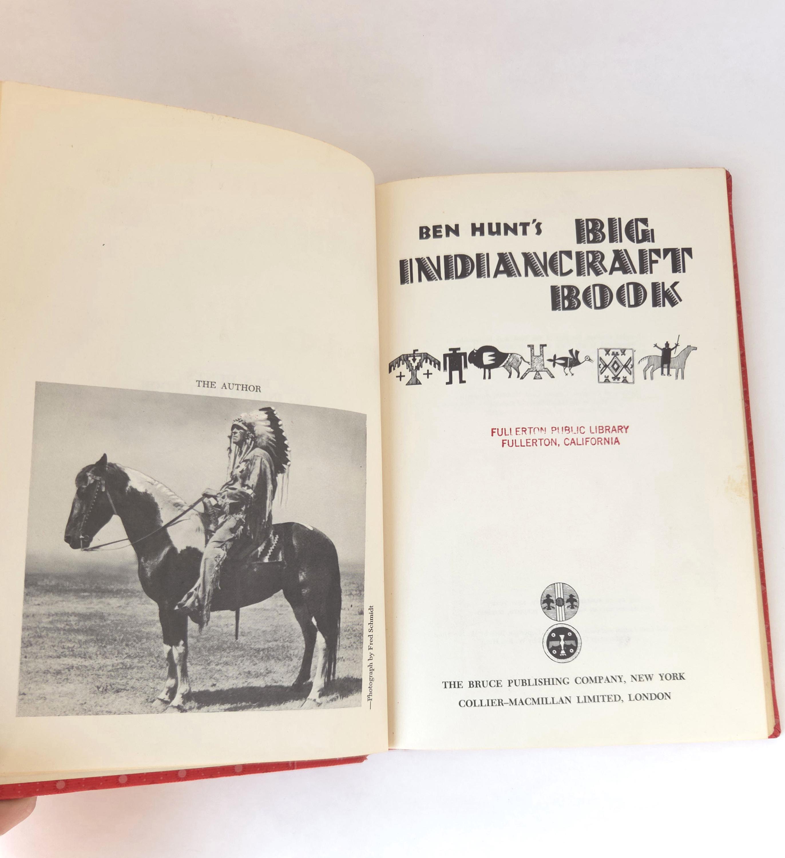 1945 Ben Hunt's Big Indian Craft Book - Vintage Hardcover - Etsy
