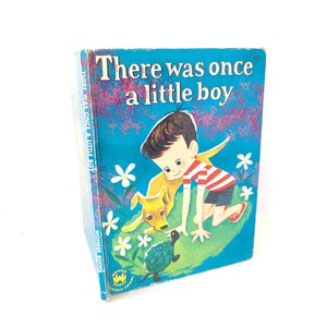 Vintage 1959 There Was Once A Little Boy by Blossom Budney Wonder Books Vintage Wonder Book / Vintage Kids Book / Fifties Kids Book image 2