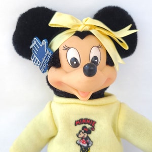 Peluche Minnie Mouse alla moda vintage degli anni '80 8413 di Applause Peluche anni Ottanta / Disney vintage / Giocattolo anni Ottanta immagine 4