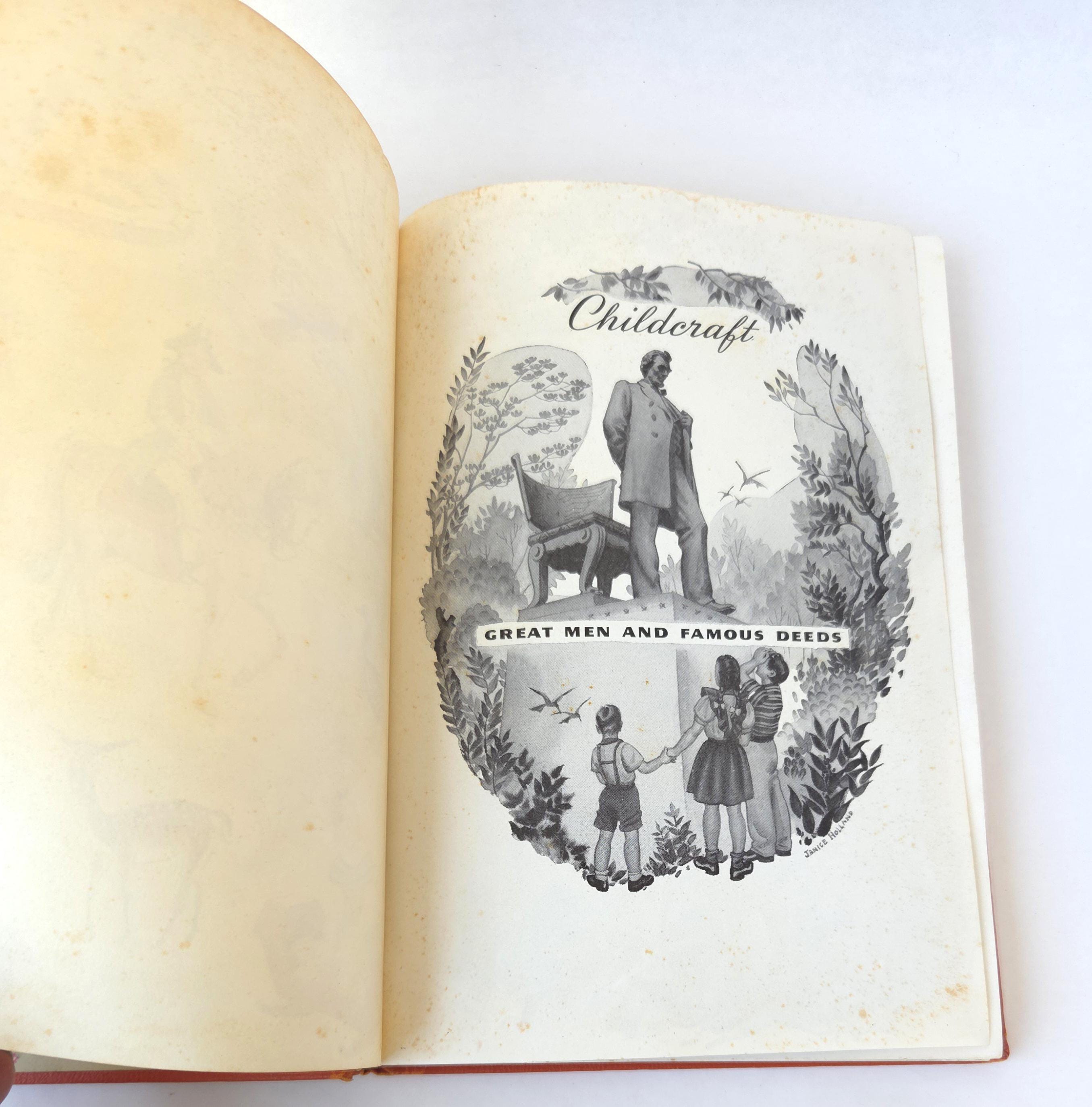 1949 Childcraft Anthology - Vintage Illustrated Kid's Book, Volume