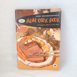 1958 Good Housekeeper Fleisch Kochbuch - Vintage Rezepte aus den 50er Jahren