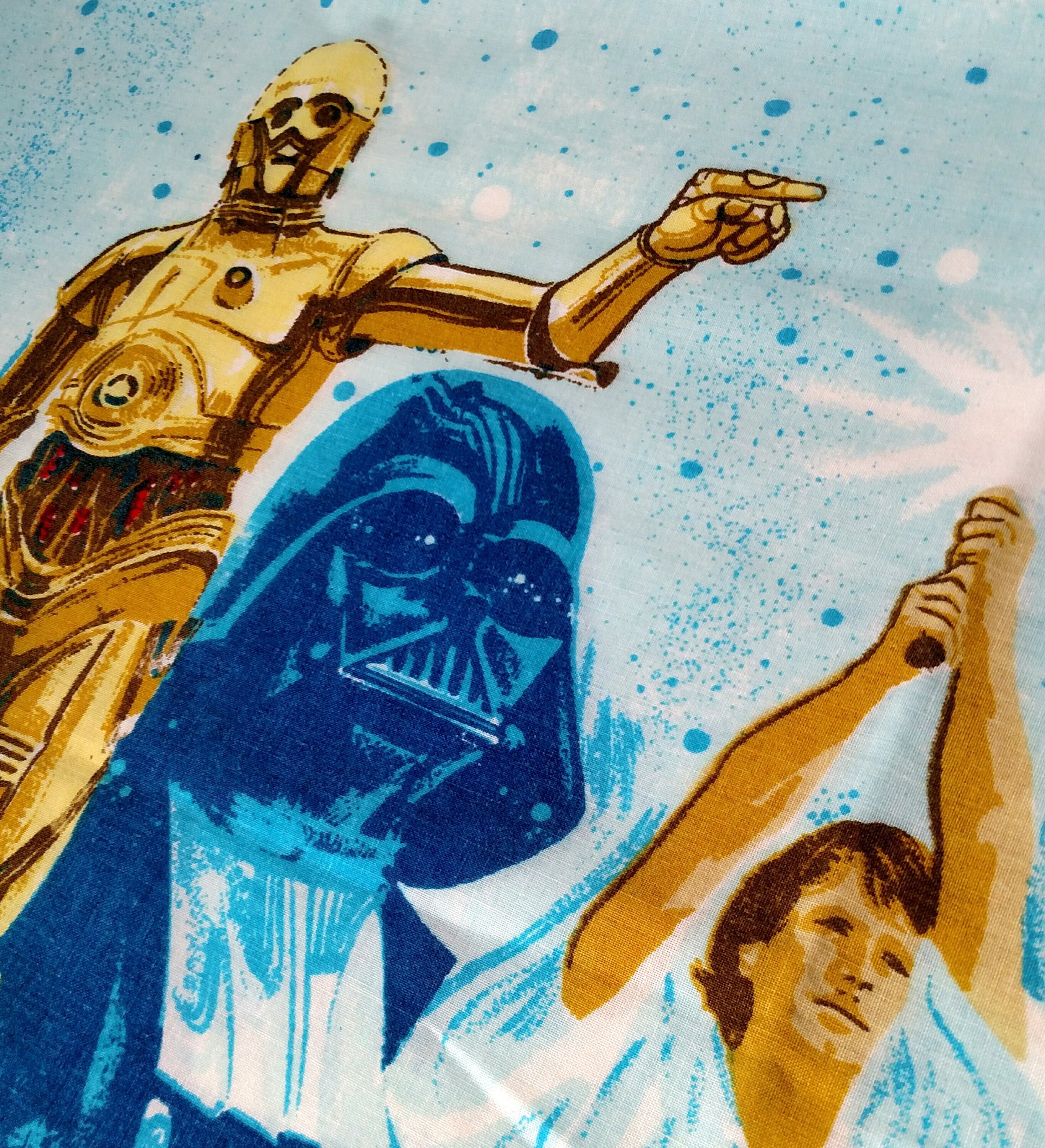 Vintage Star Wars 1977 Pillowcase