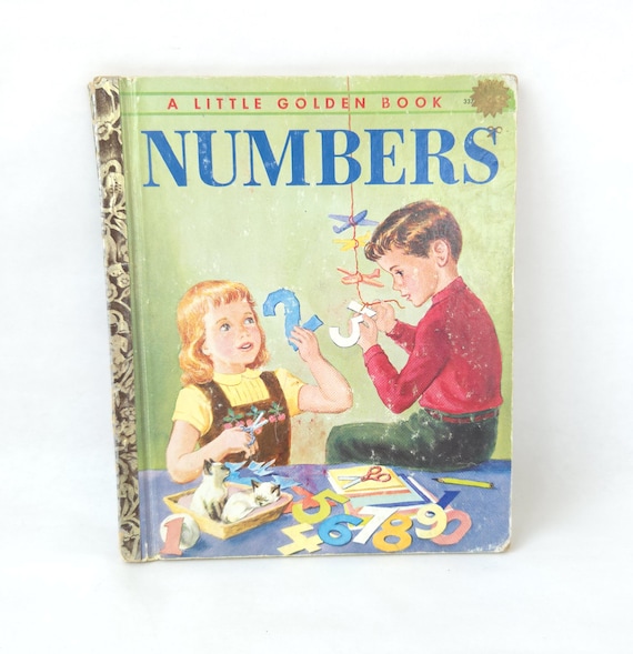 1955 Little Golden Book: Numbers - Vintage Children's Book