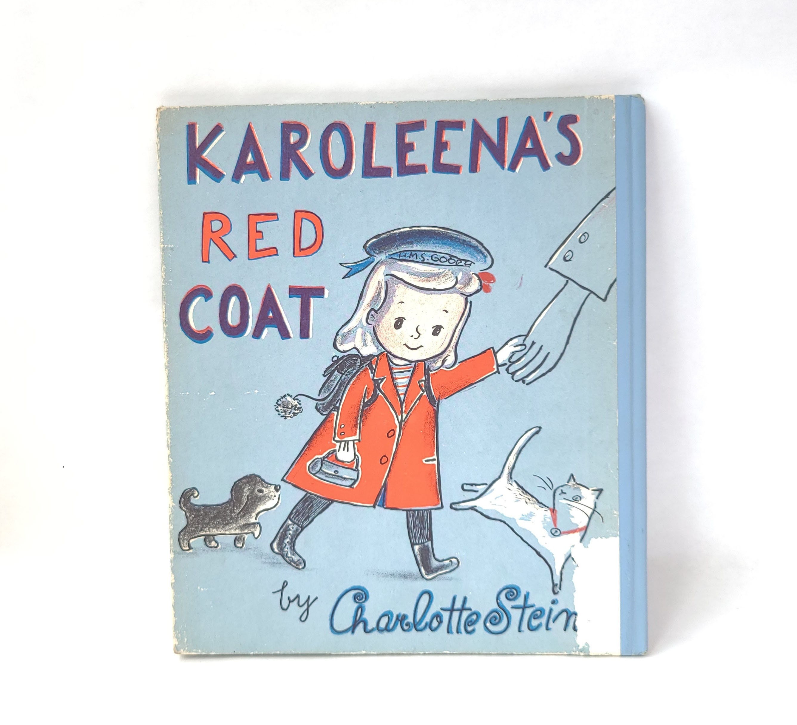 1960 Karoleena's Red Coat - First Edition Vintage Children's Book