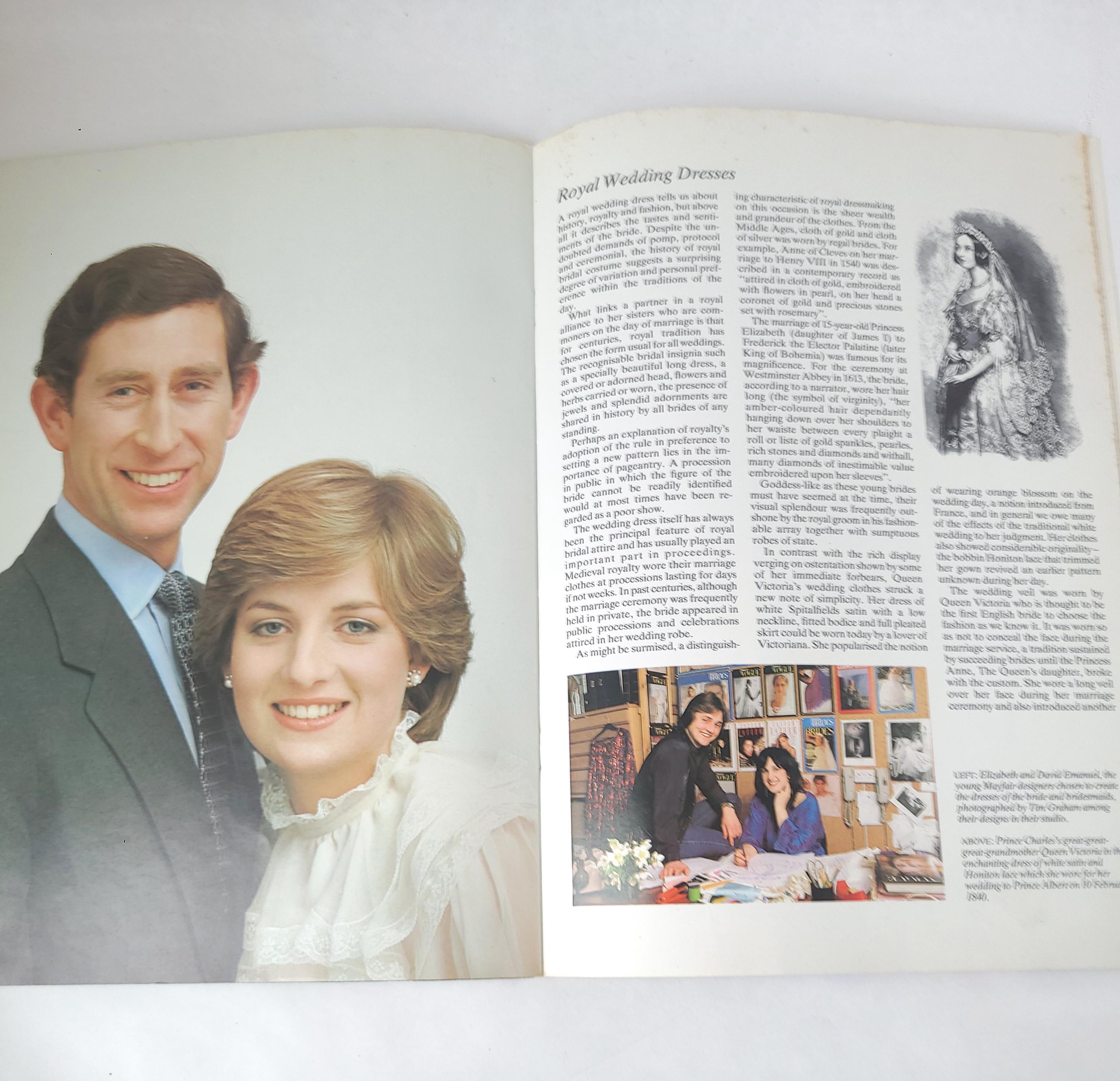 1981年ロイヤルウェディング記念ブック：チャールズ皇太子とダイアナ妃