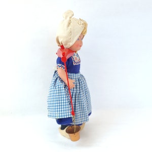 Vintage Dutch Girl Milkmaid Doll by Dovina Dolls Vintage Dutch Doll / Vintage Doll / Milkmaid Doll / Kitschy Doll / Kitschy Cute image 8