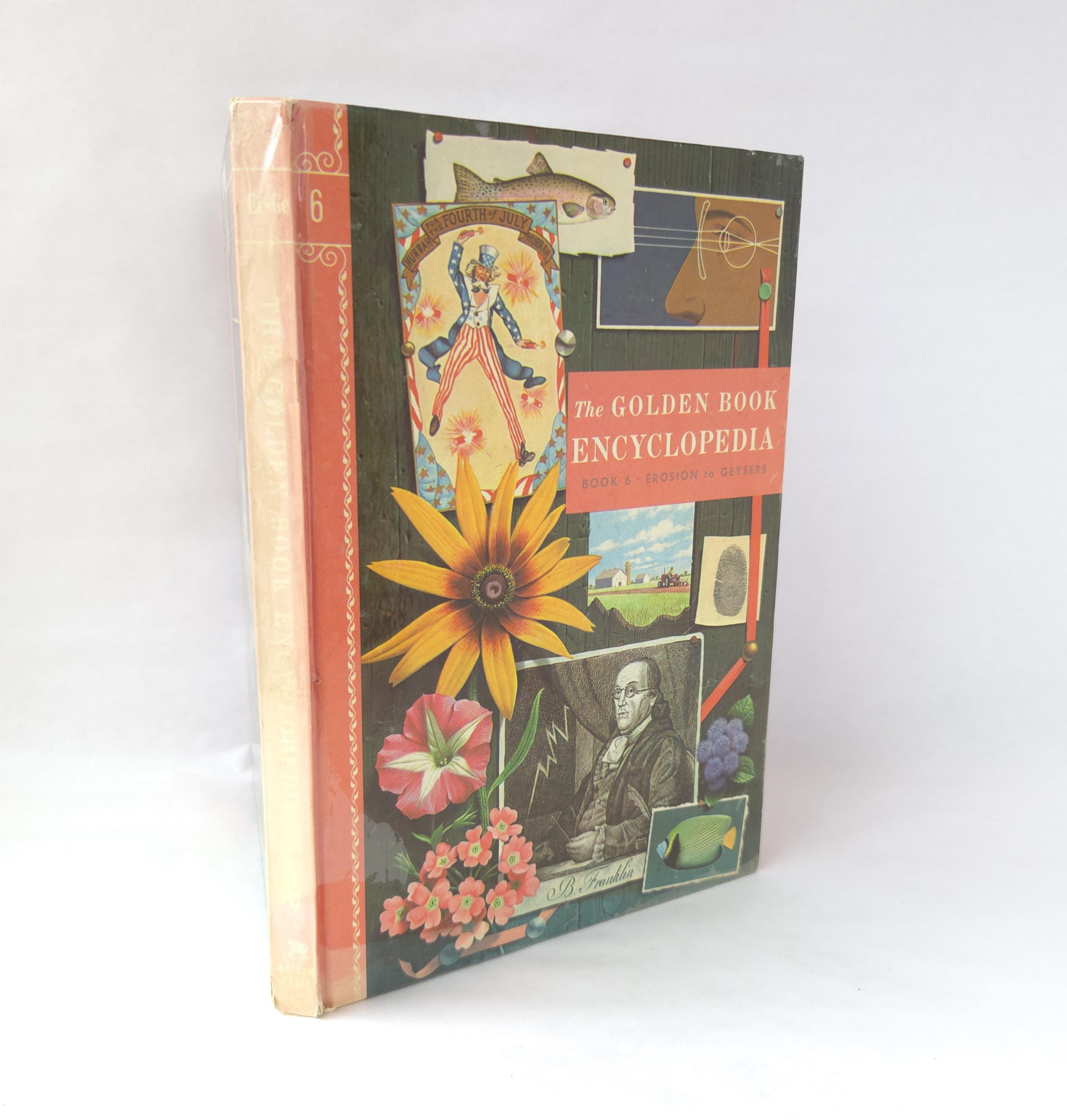 1959 the Golden Encyclopedia Book 6 - Vintage Children's Book - Etsy