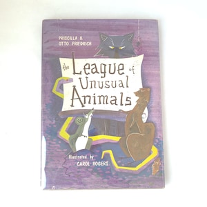 Liga de Animales Inusuales de 1965 - Libro infantil vintage