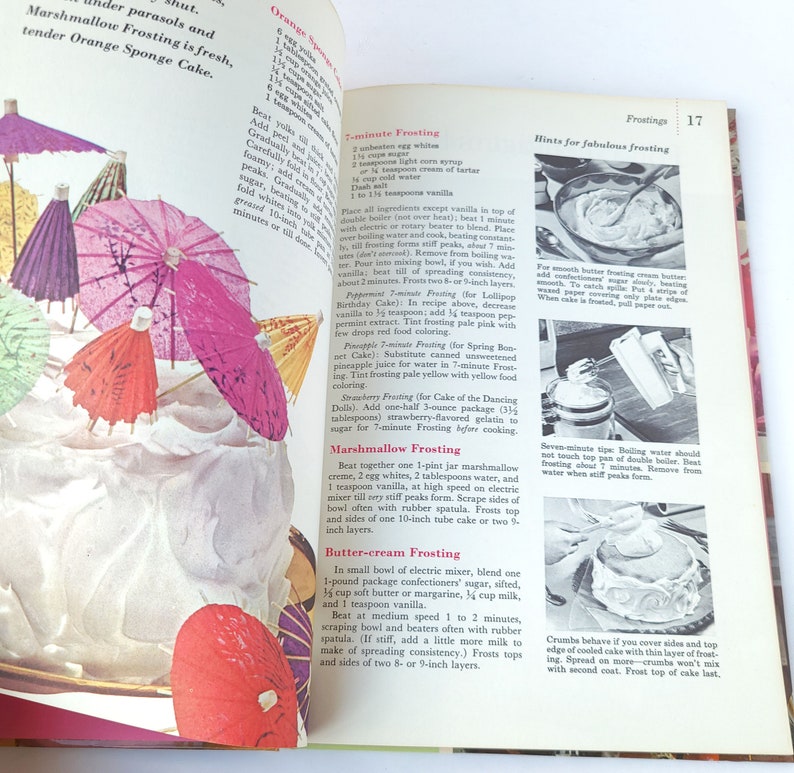 Vintage 1963 Better Homes and Gardens Birthdays and Family Celebrations Cookbook First Edition Vintage Cookbook / Sixties Cookbook image 5