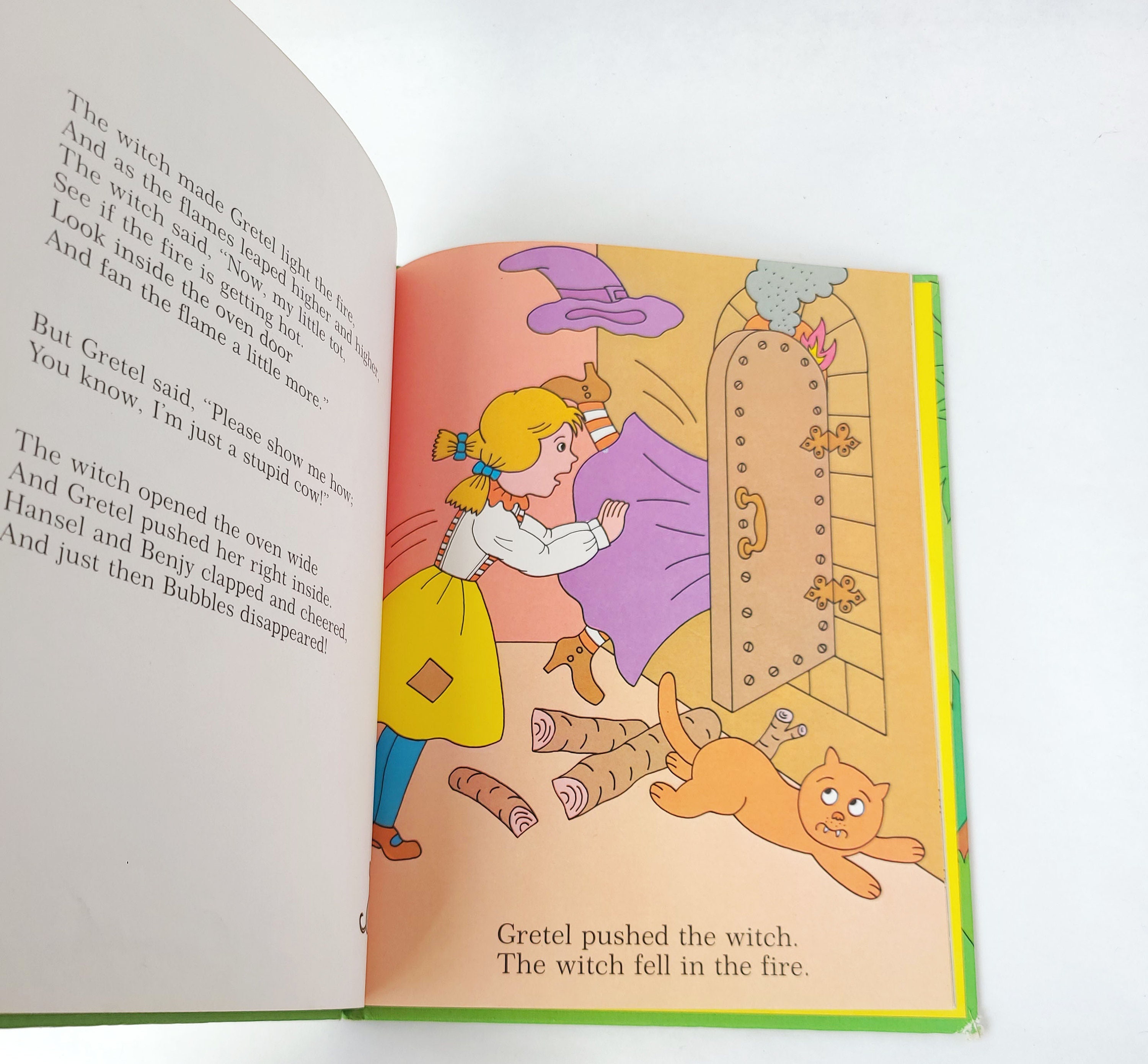 1978 Hansel and Gretel Book: Benjy and Bubbles, Vintage Kids
