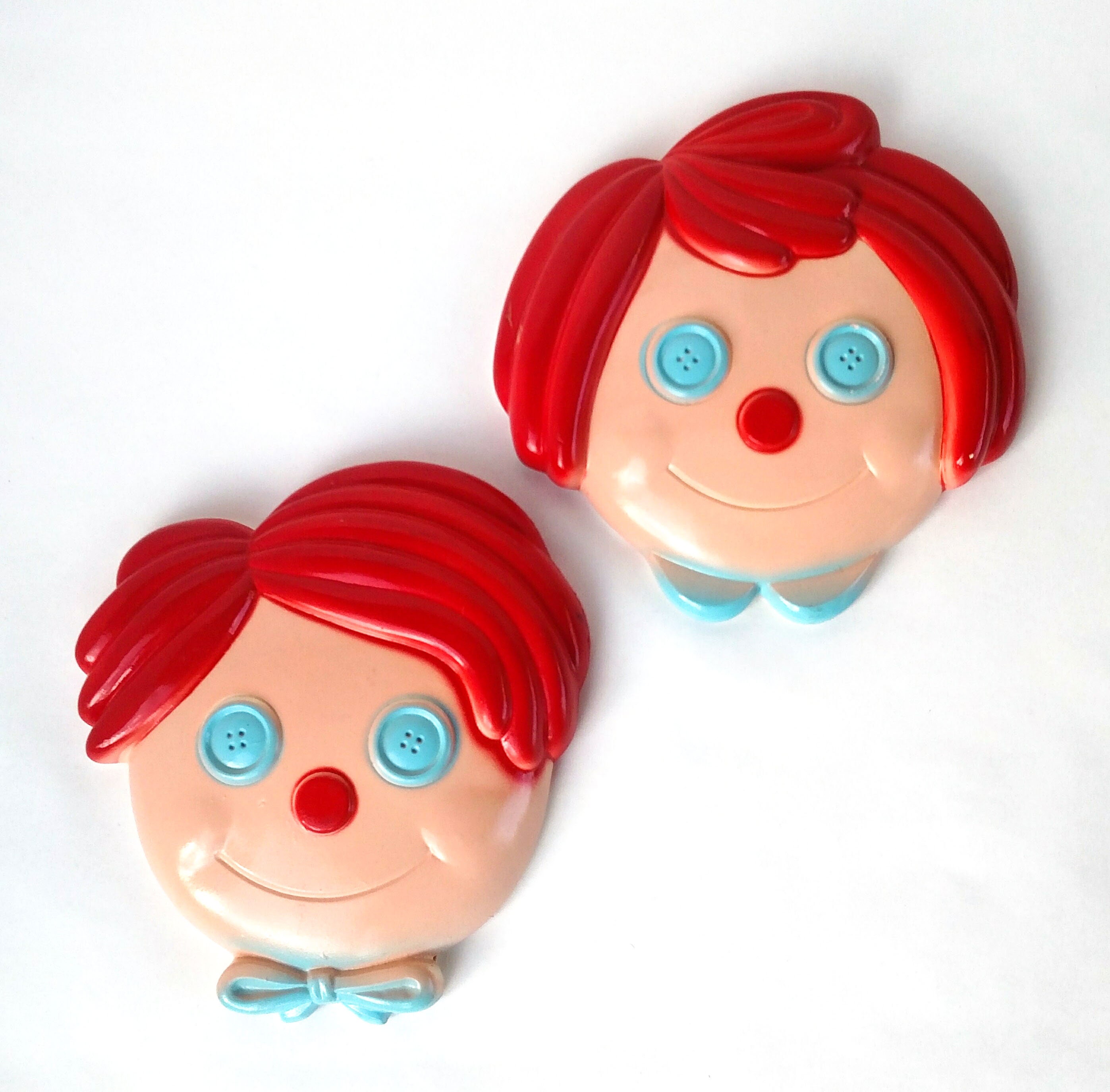 ヴィンテージ ラガディ・アン＆アンディ チョークウェア プレート