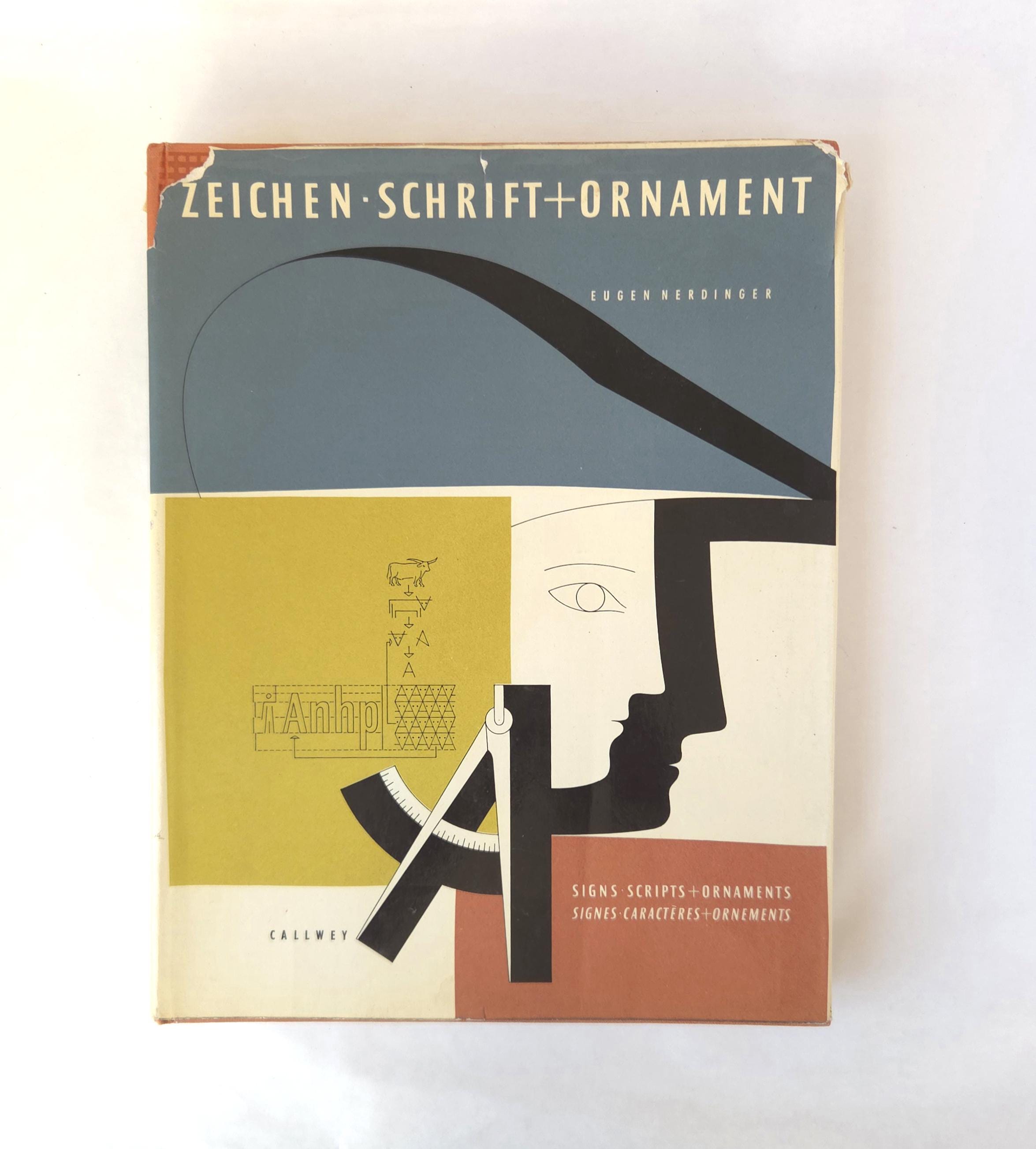 1960 Zeichen, Schrift & Ornament by Eugen Nerdinger - Vintage