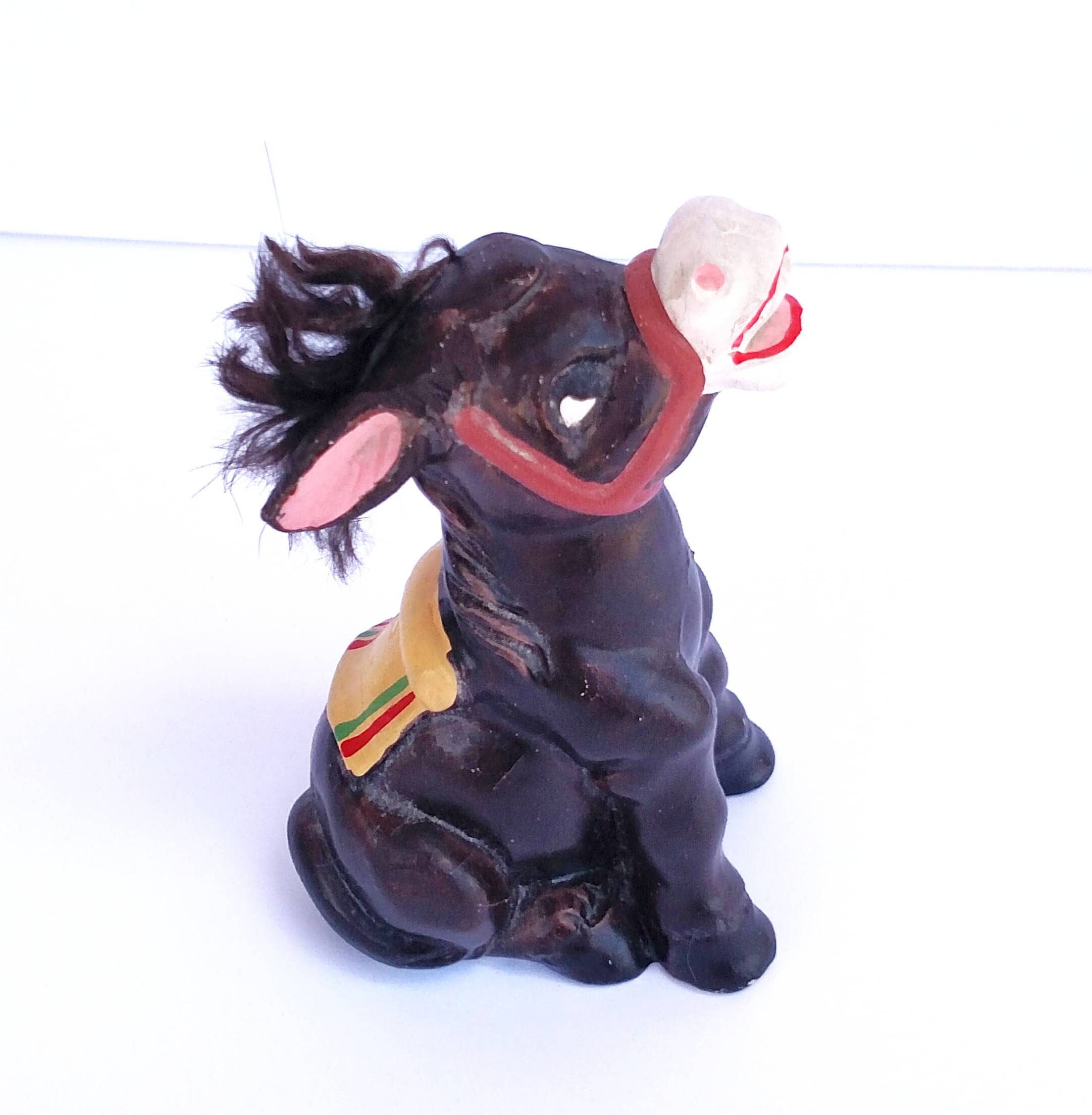 Vintage Ceramic Donkey Figurine