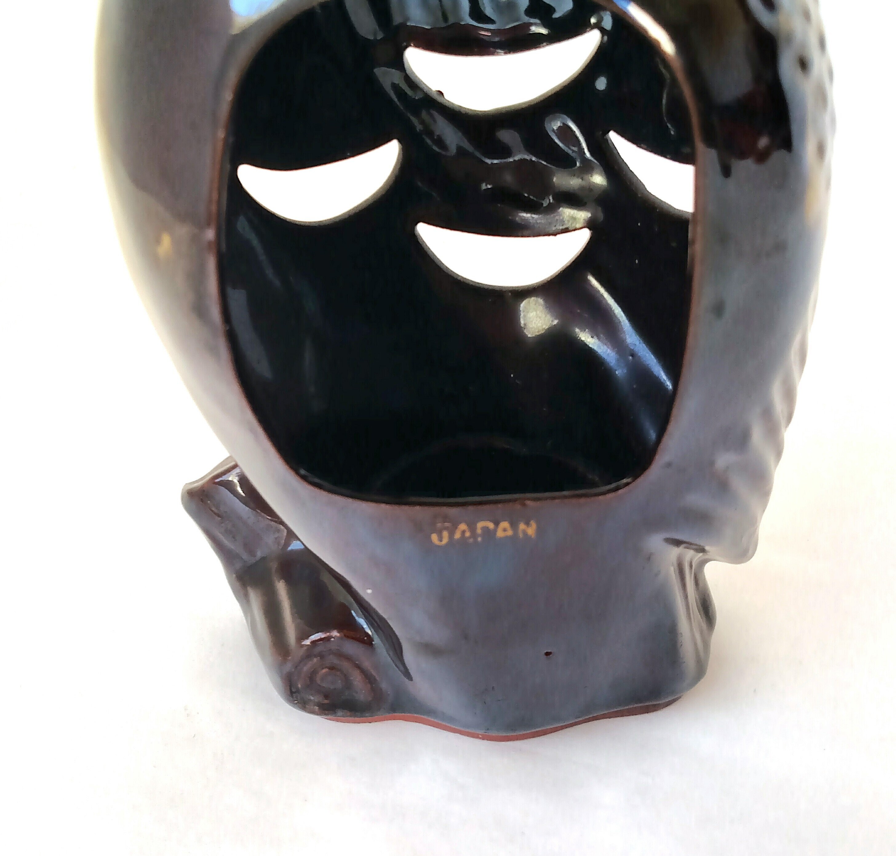 Vintage Ceramic Owl Candle Holder made in Japan by Criterion International