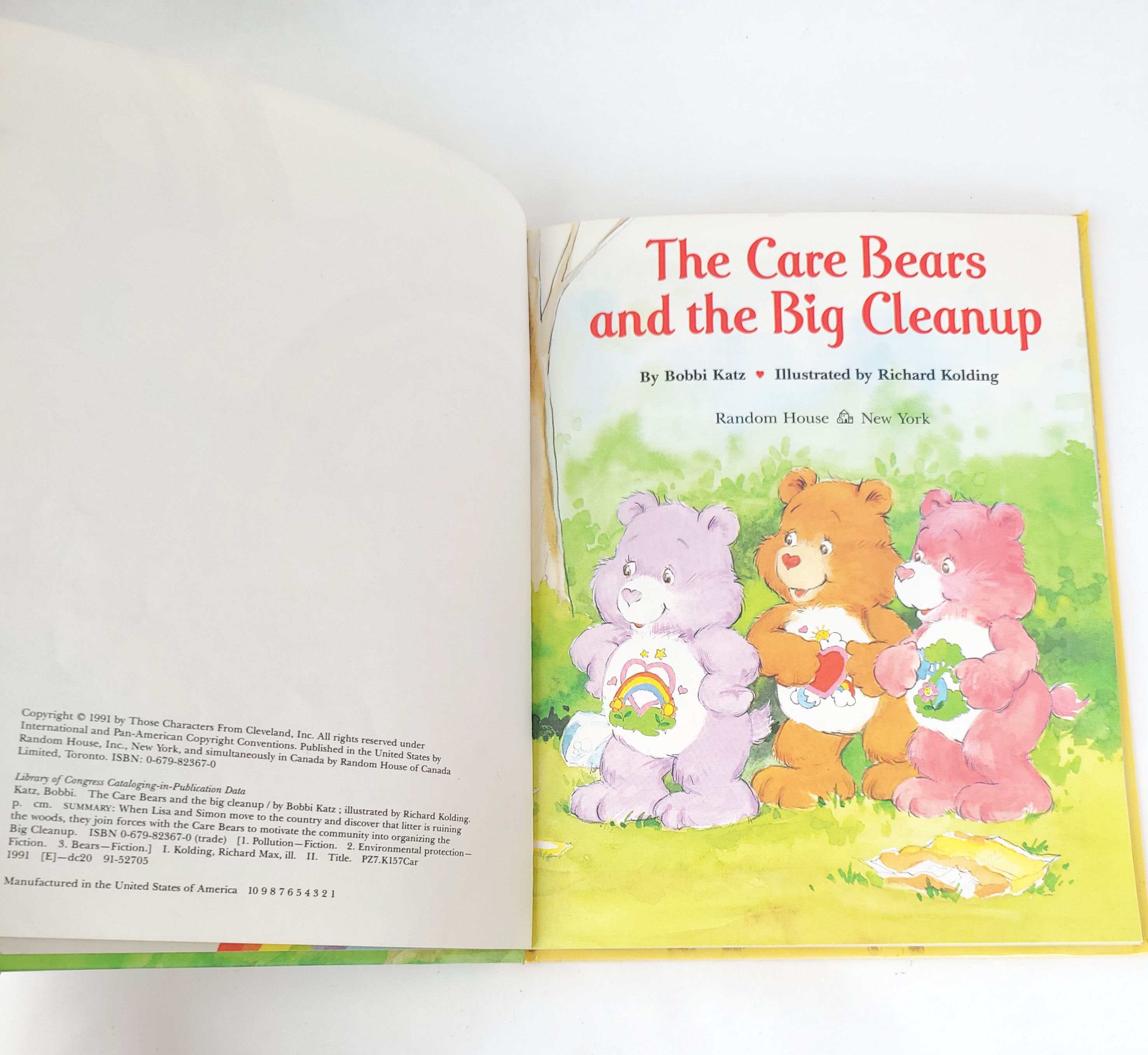 セット Vintage 1991 the Care Bears and the Big Cleanup by Bobbi