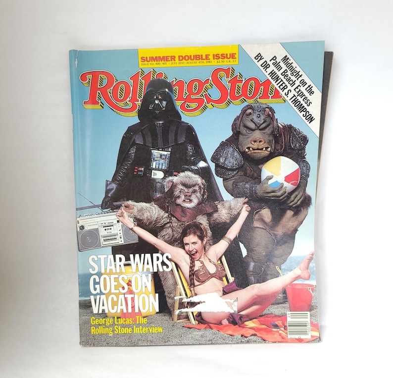 Jahrgang 1983 Rolling Stone Double Summer Issue Star Wars Goes on Vacation Vintage Rolling Stone Magazin Bild 1