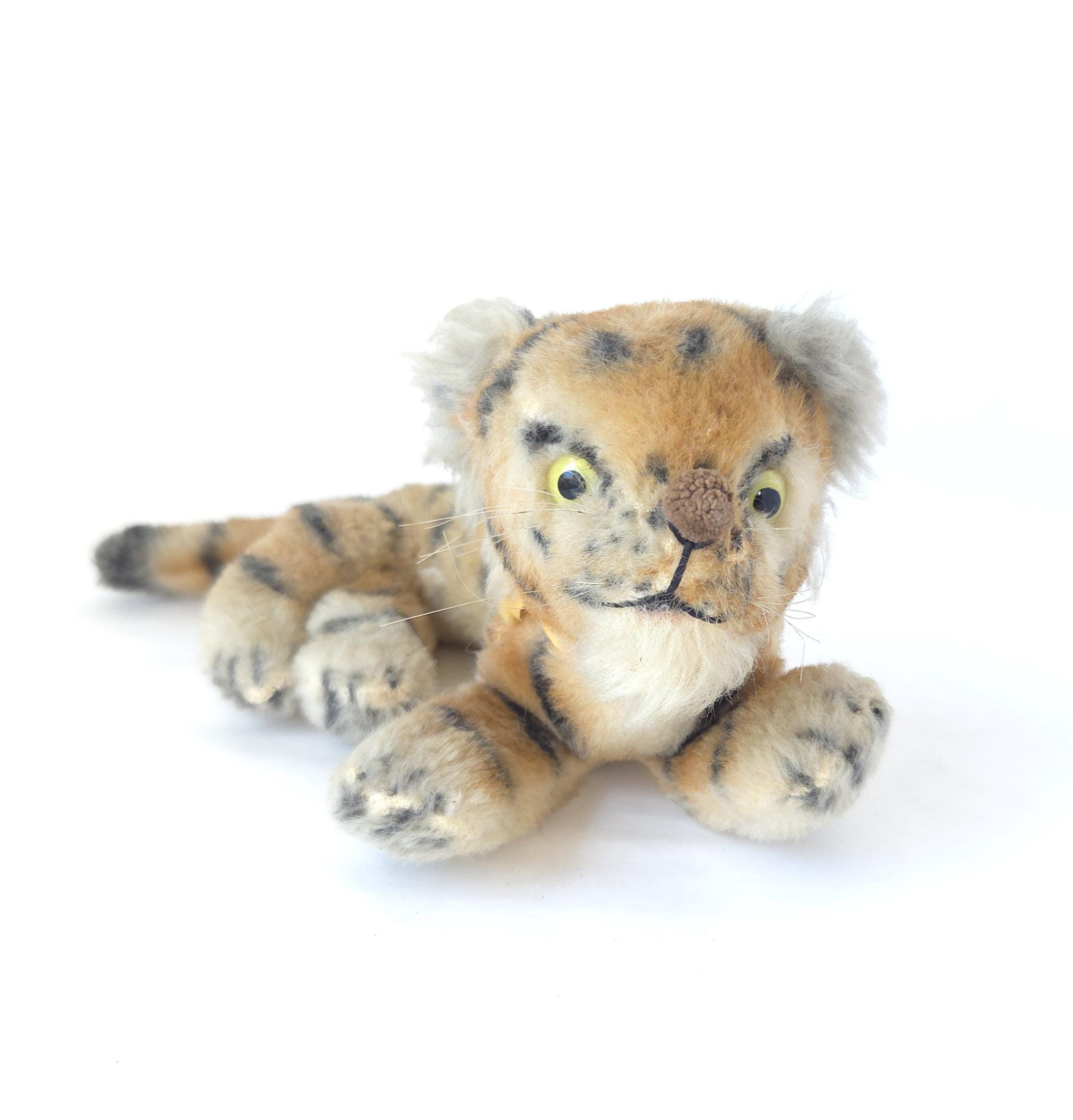 ぬいぐるみ Vintage Stuffed Toys Vintage Stuffed Striped Tiger Cub Plush Stuffed Animal Toy