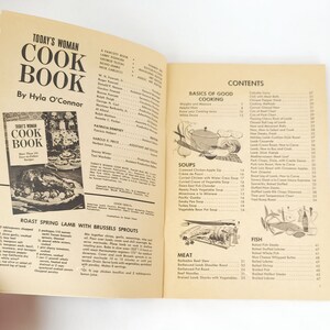 Vintage 1964 Today's Woman Cook Book Vintage Cookbook / Sixties Cookbook / Vintage Kitchen image 3