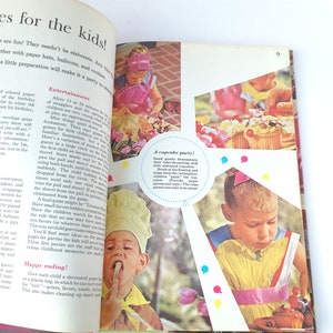 Vintage 1963 Better Homes and Gardens Birthdays and Family Celebrations Cookbook First Edition Vintage Cookbook / Sixties Cookbook image 7