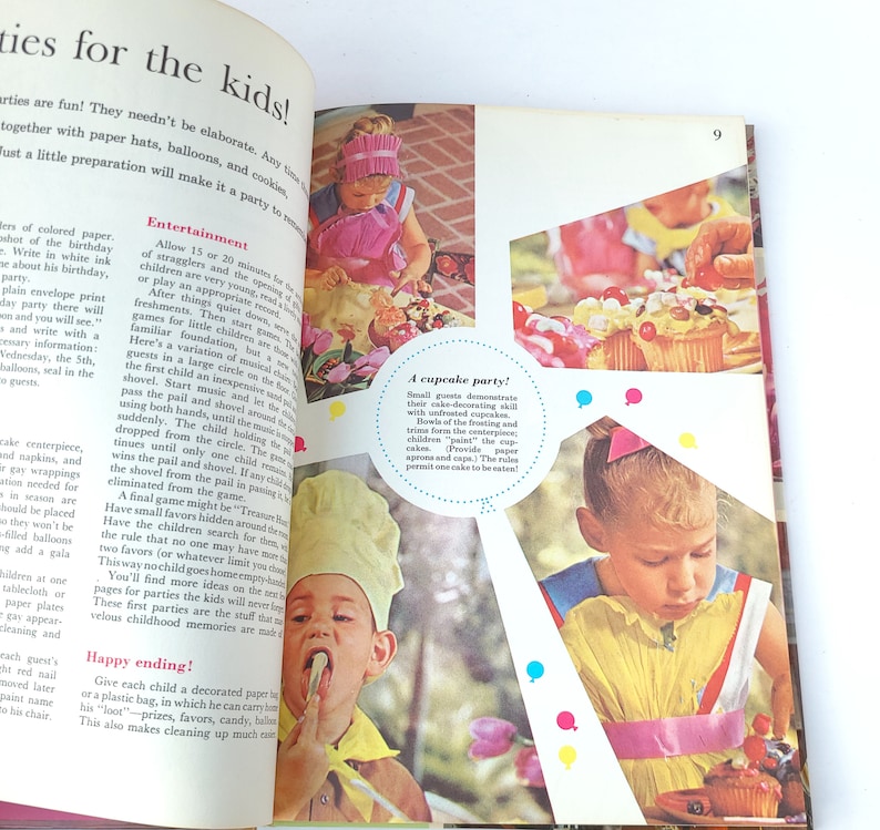 Vintage 1963 Better Homes and Gardens Birthdays and Family Celebrations Cookbook First Edition Vintage Cookbook / Sixties Cookbook image 7